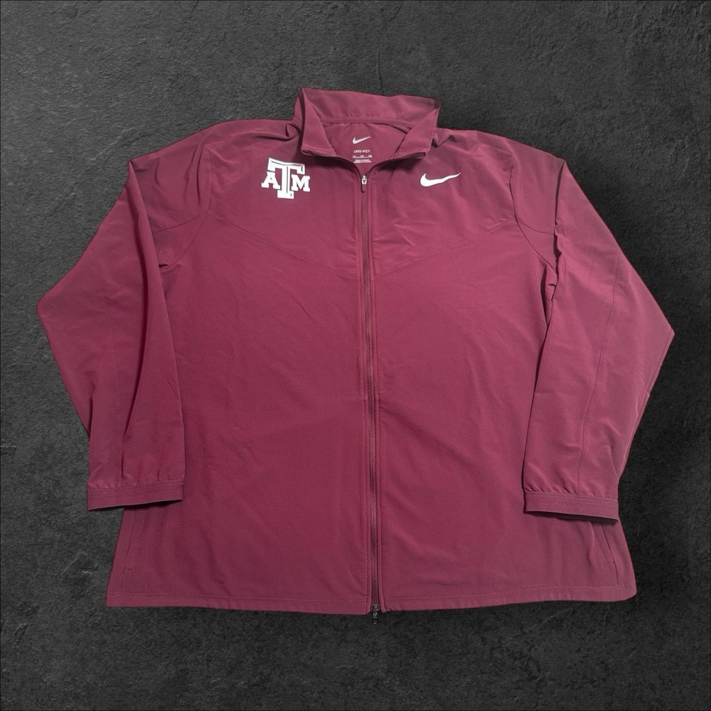 Nike Pro Elite Texas A&M Aggies Team Issue Track & Field Jacket 2XL DA5058-671